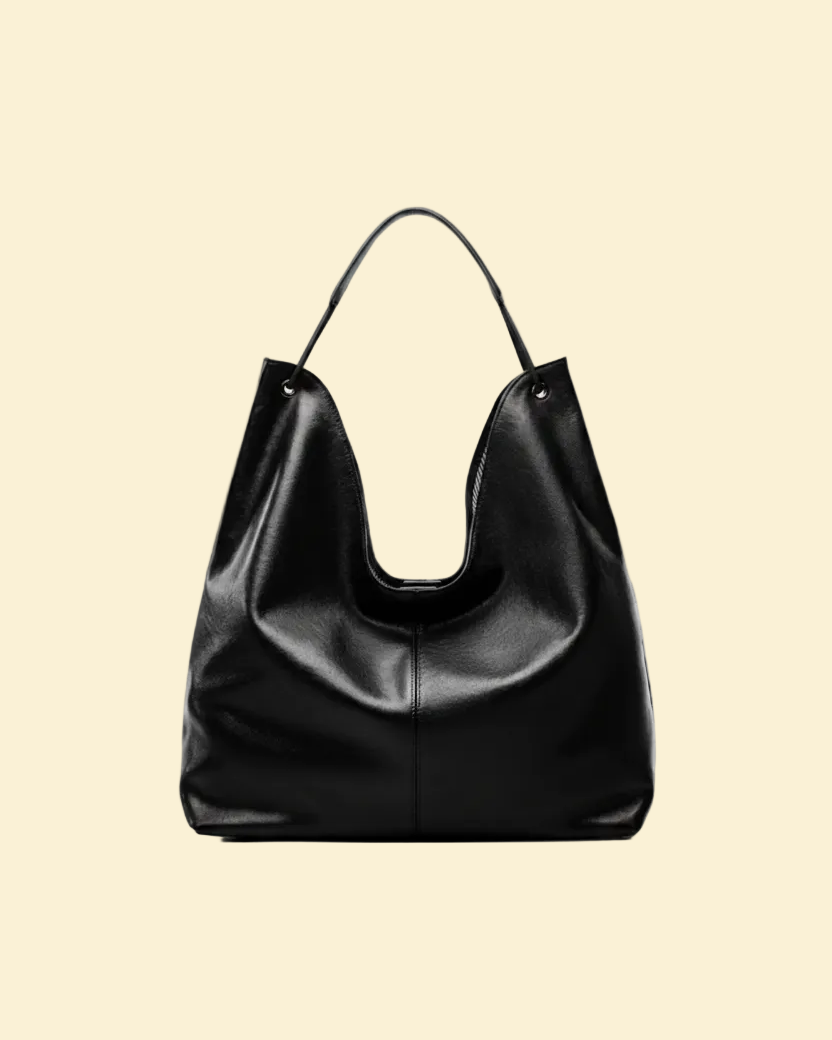 Calista women's tote bag in genuine cowhide leather by Lune Floue - view 2