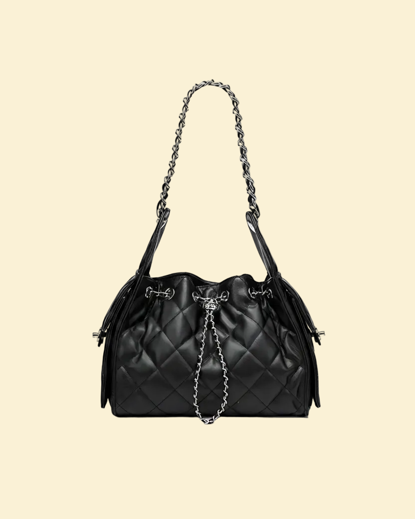 Briar women's shoulder bag in genuine cowhide leather by Lune Floue