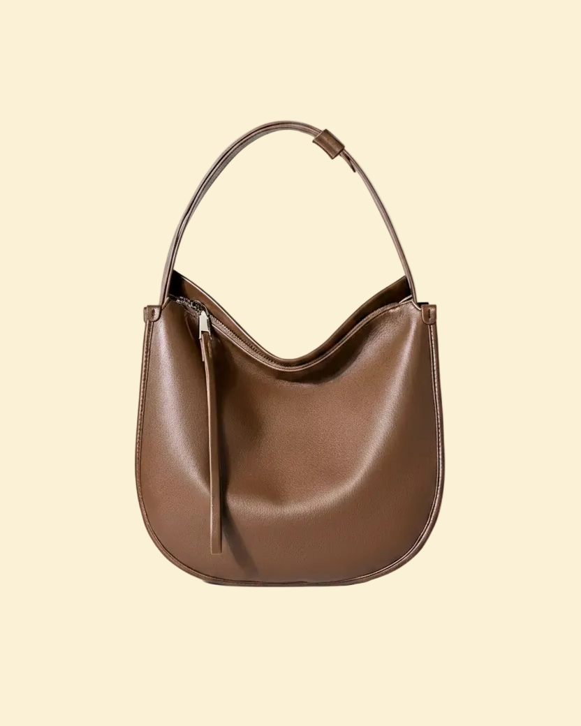 Wren women's crossbody bag in split cowhide leather by Lune Floue - view 3