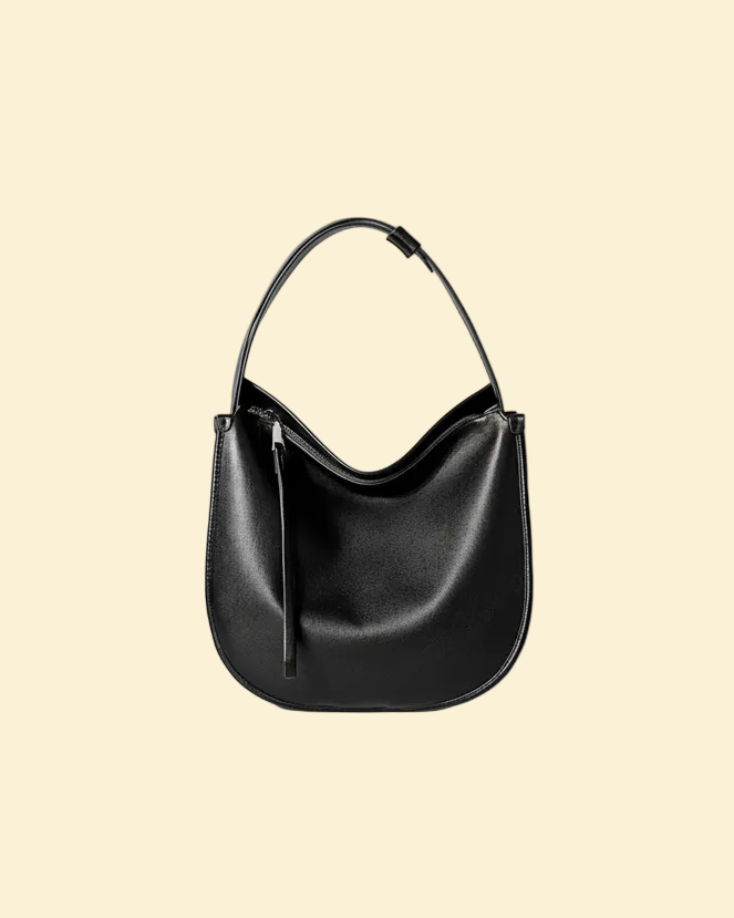 Wren women's crossbody bag in split cowhide leather by Lune Floue - view 2