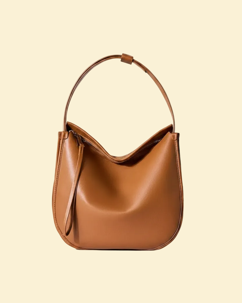 Wren women's crossbody bag in split cowhide leather by Lune Floue