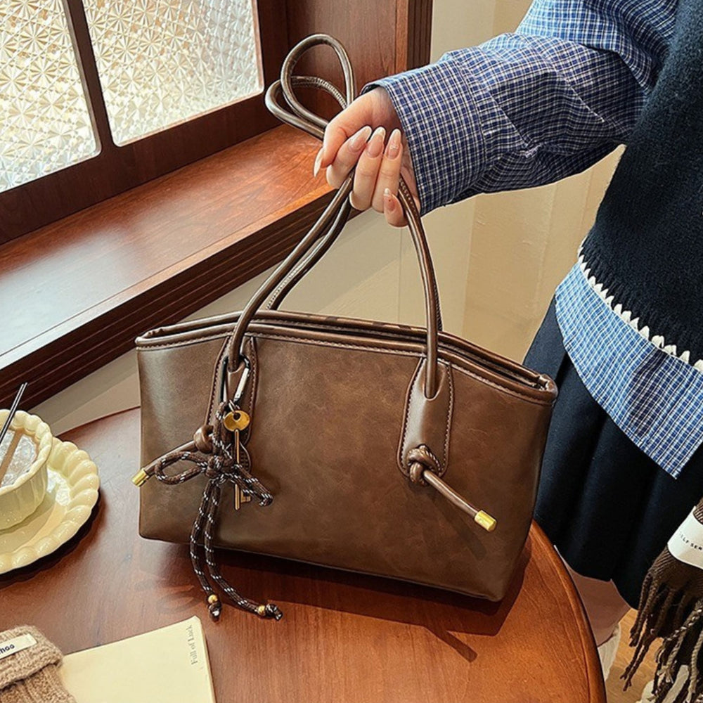 Isla | Woven Bucket Tote — Lune Floue
