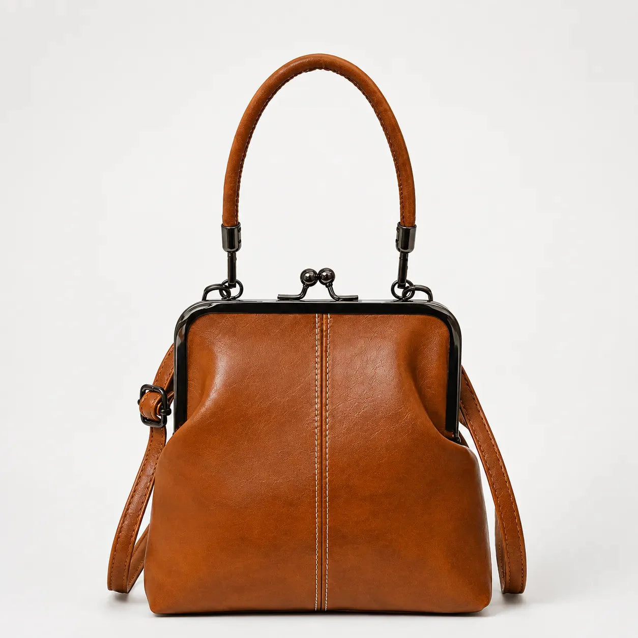 Elowen | Kiss Lock Crossbody — Lune Floue