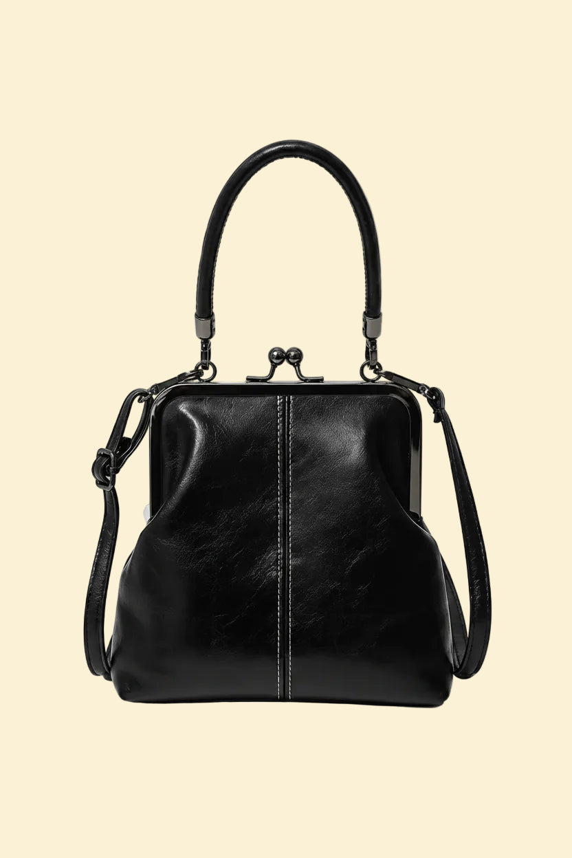 Elowen | Kiss Lock Crossbody — Lune Floue