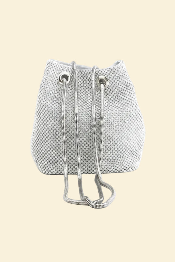 Araminta | Crystal Bucket Bag — Lune Floue