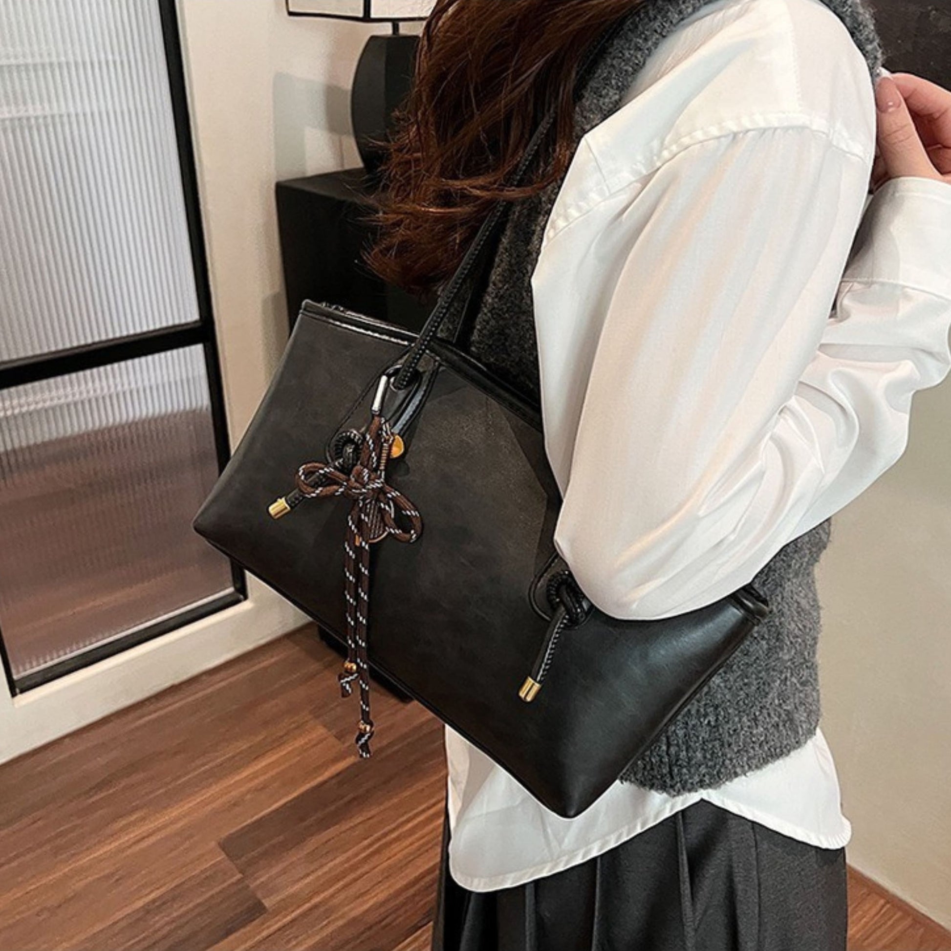 Isla | Woven Bucket Tote — Lune Floue