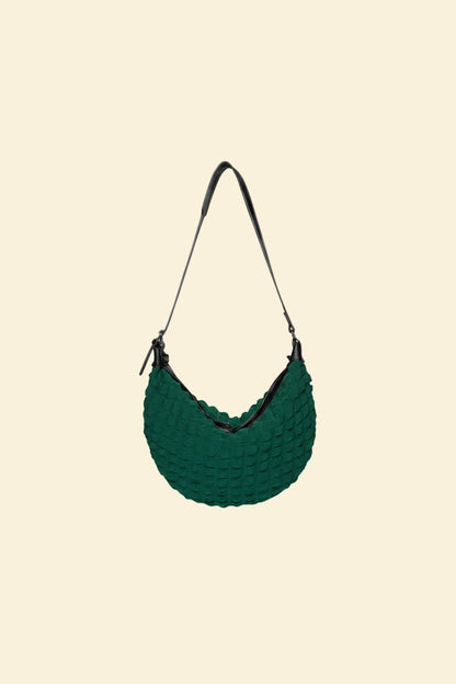 Anouk women's shoulder bag in textured cotton by Lune Floue