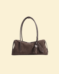 Solène women's shoulder bag in genuine cowhide leather by Lune Floue - view 2
