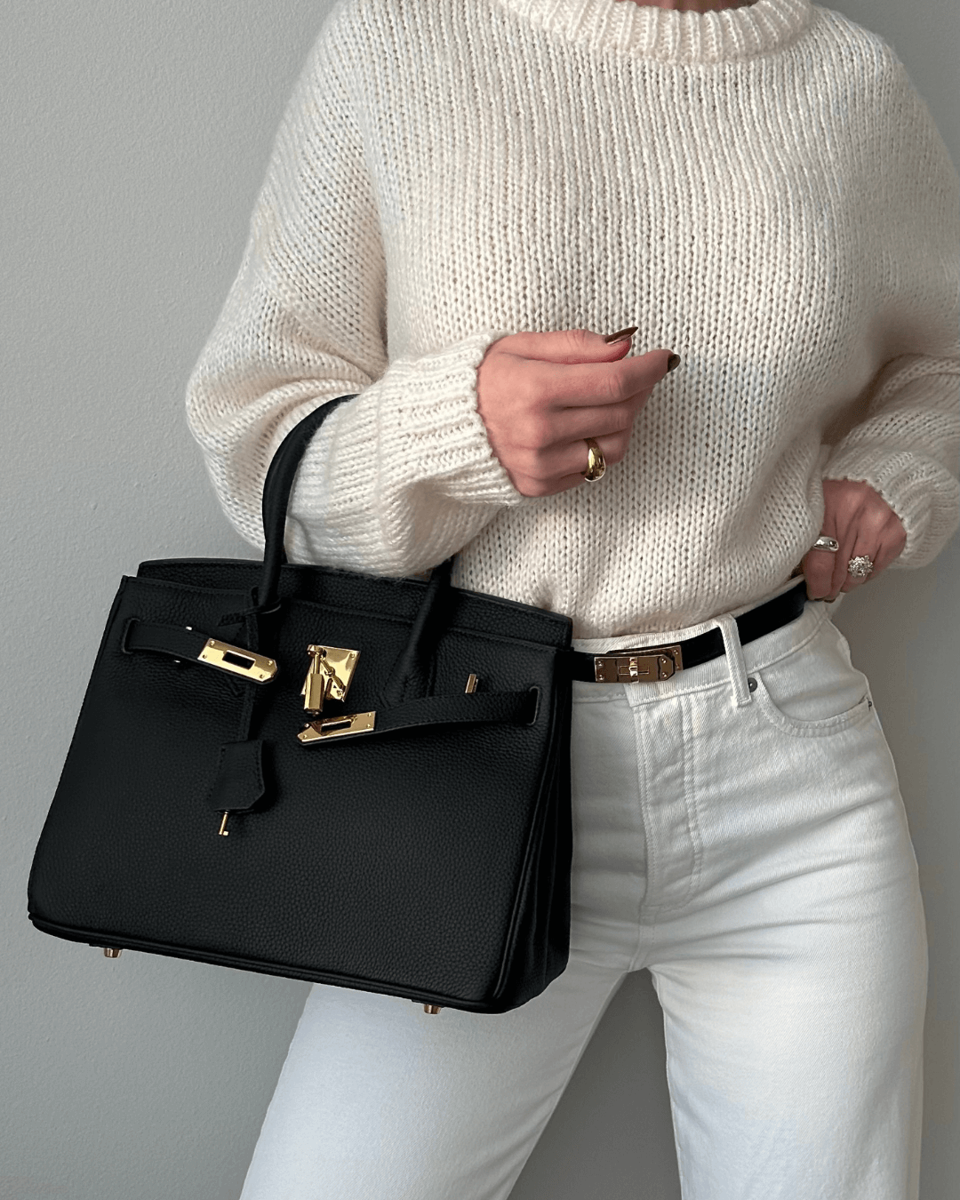 Juliette women's tote bag in vegan suede by Lune Floue - view 8