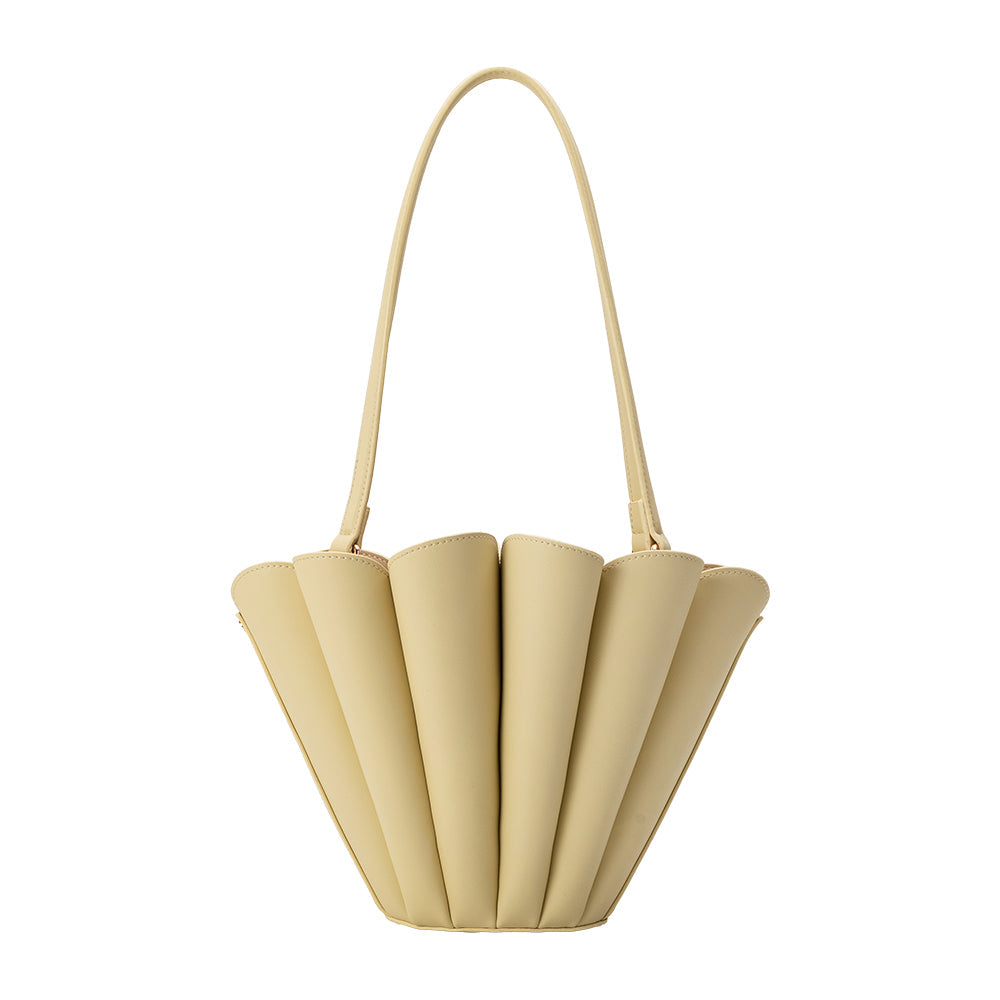 Ondine women's bucket bag in recycled vegan leather by Lune Floue - view 3