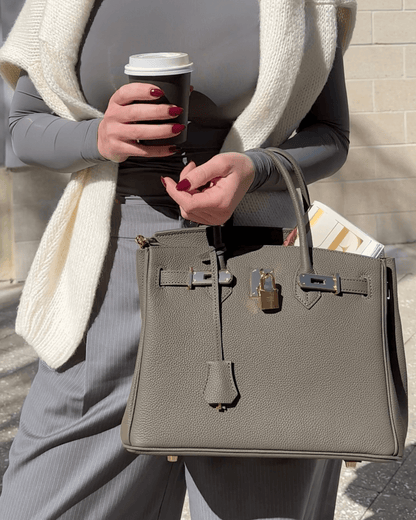 Juliette women's tote bag in vegan suede by Lune Floue - view 11