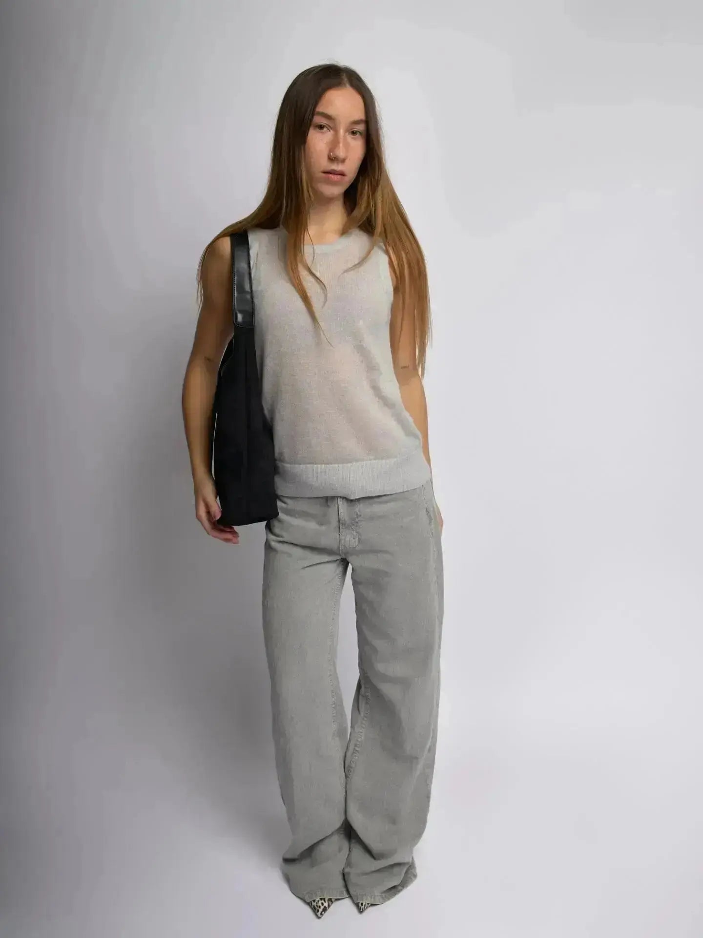 Océane women's tote bag in vegan suede by Lune Floue - view 4