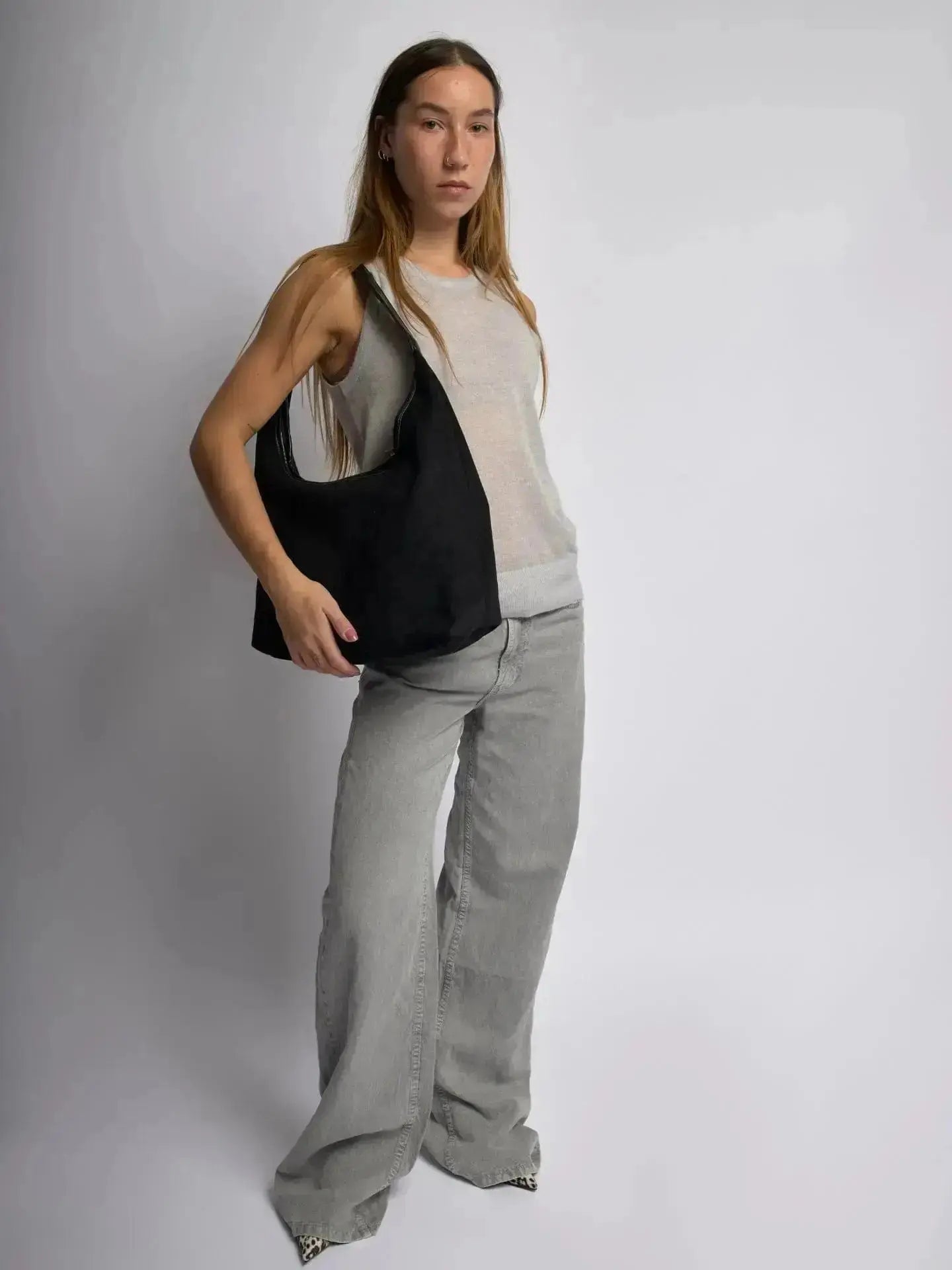 Océane women's tote bag in vegan suede by Lune Floue - view 6