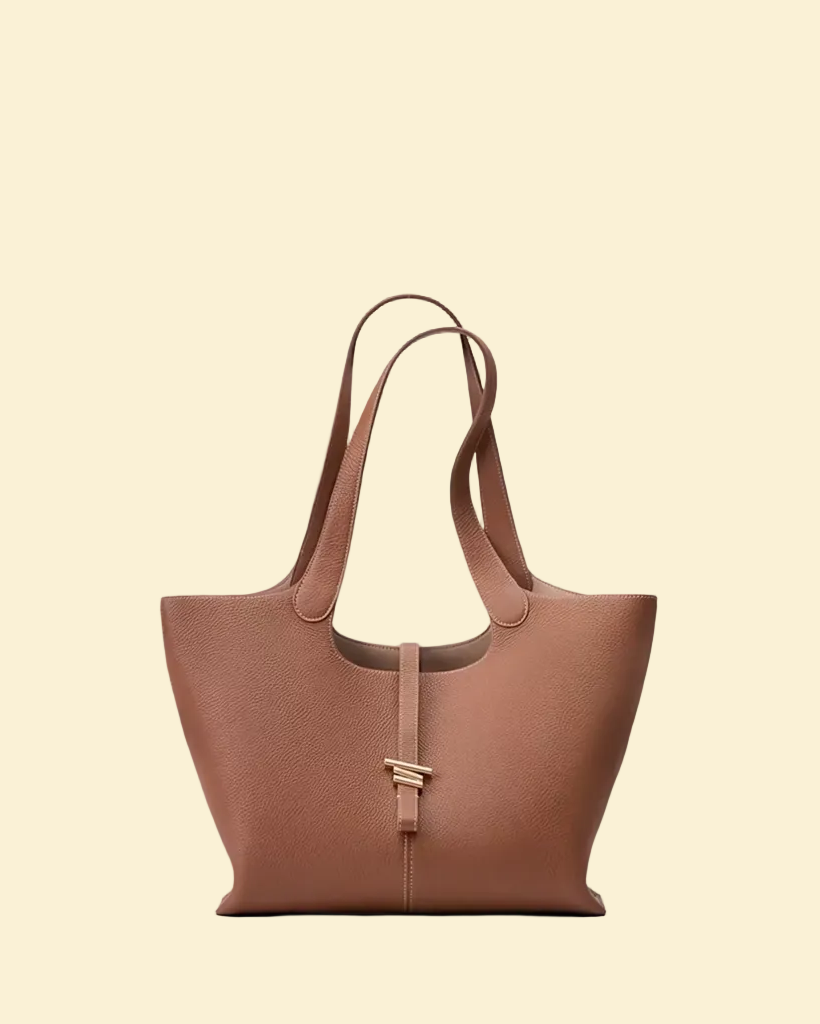 Margaux women's tote bag in premium leather by Lune Floue - view 17