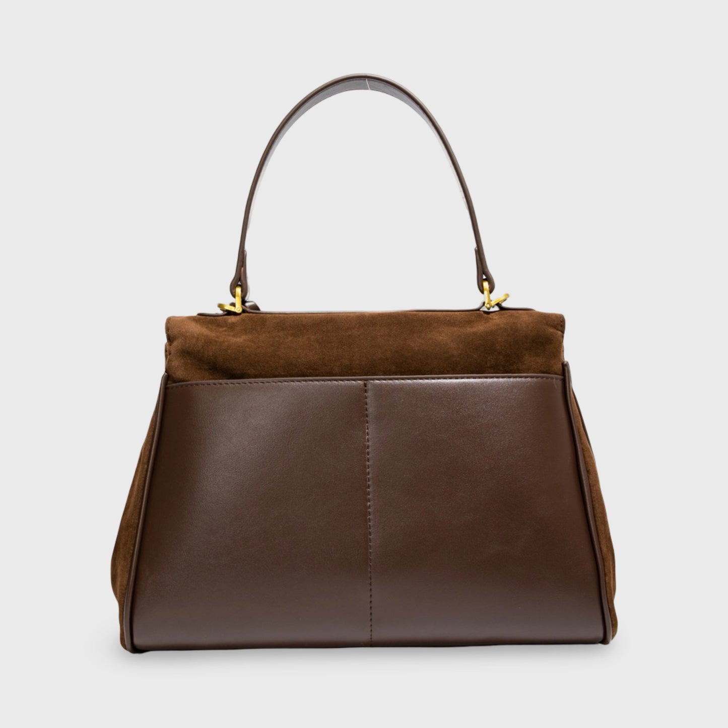 Sylvie women's shoulder bag in vegan suede by Lune Floue - view 2