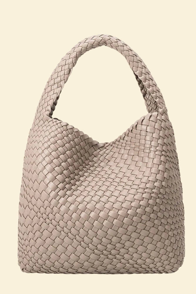 Clémence women's tote bag in recycled vegan leather by Lune Floue