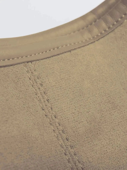Océane women's tote bag in vegan suede by Lune Floue - view 9