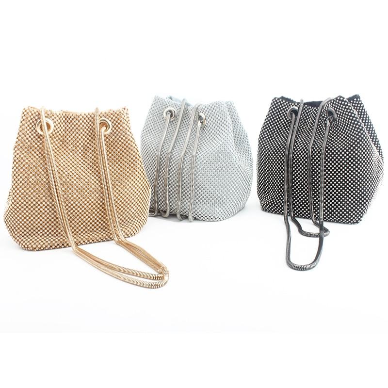 Araminta | Crystal Bucket Bag — Lune Floue