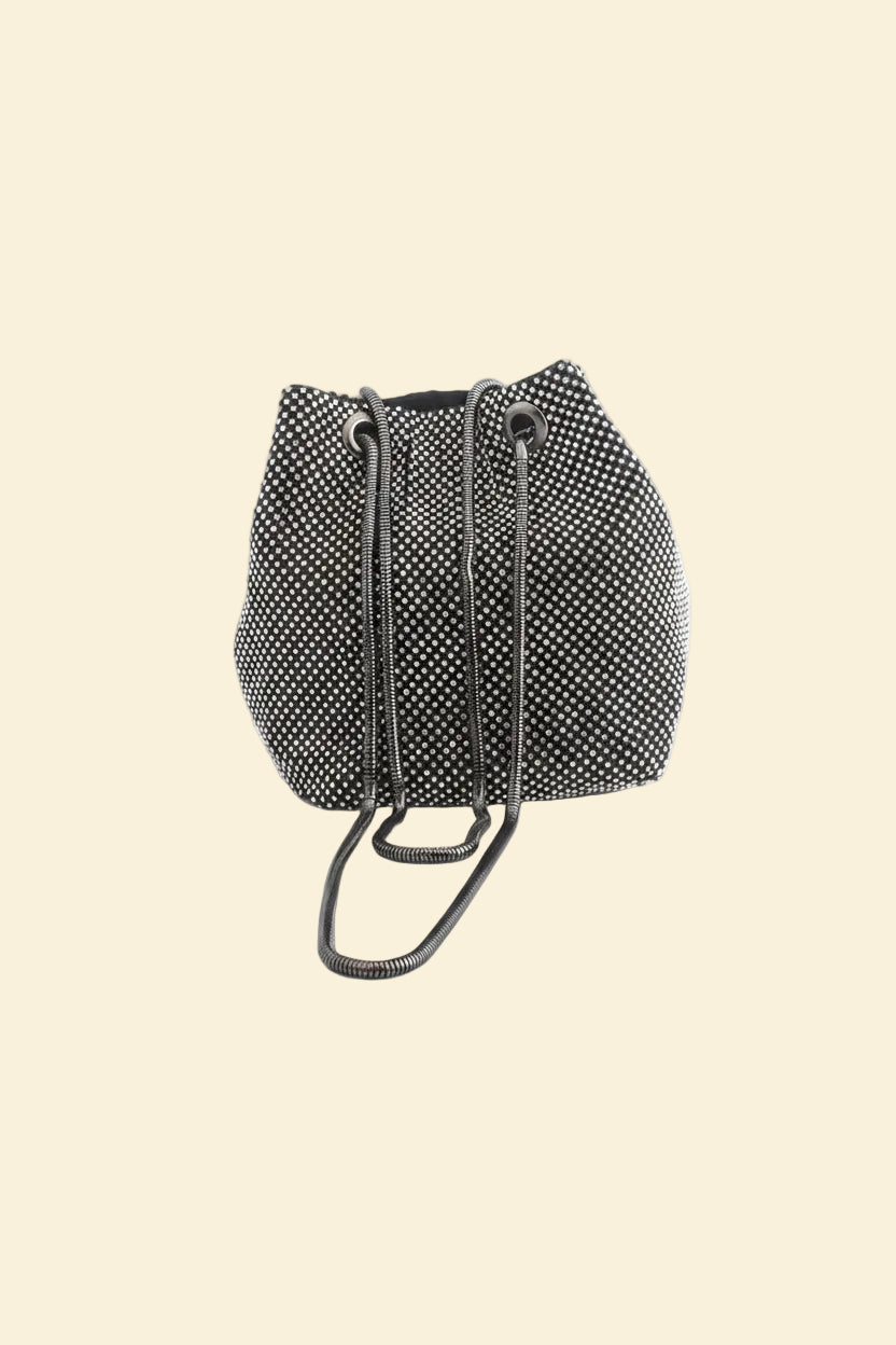 Araminta | Crystal Bucket Bag — Lune Floue