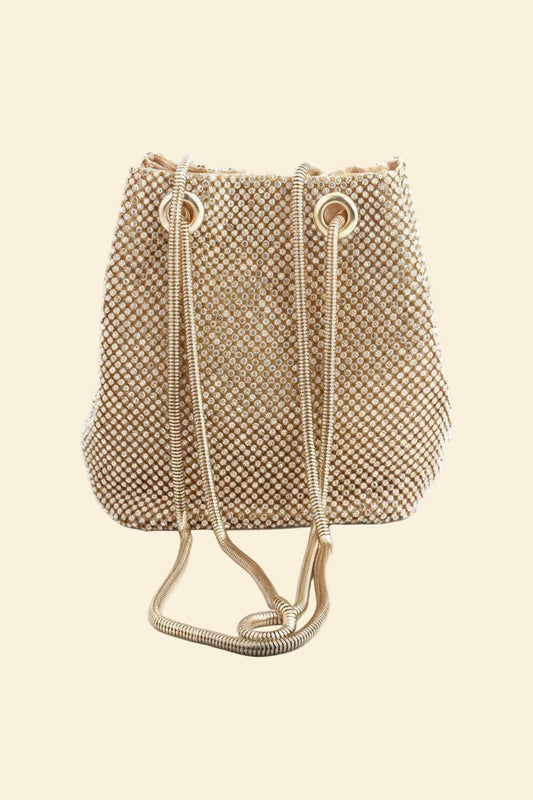 Araminta | Crystal Bucket Bag — Lune Floue