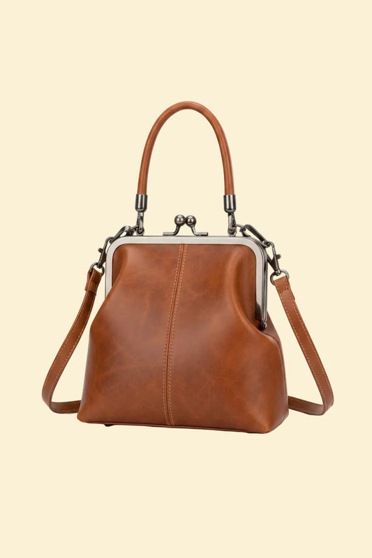 Elowen | Kiss Lock Crossbody — Lune Floue
