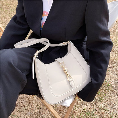 Delphine women's shoulder bag in vegan leather by Lune Floue - view 8