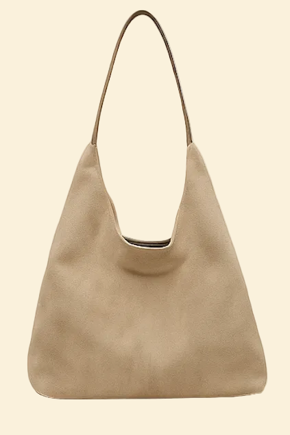 Elise women's tote bag in vegan suede by Lune Floue - view 5