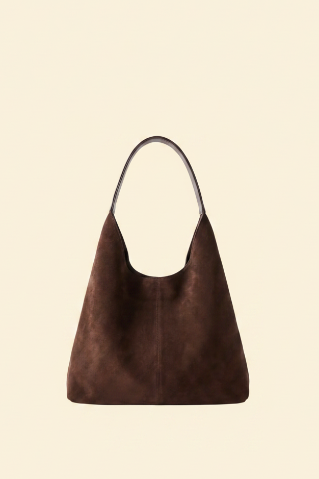 Elise women's tote bag in vegan suede by Lune Floue