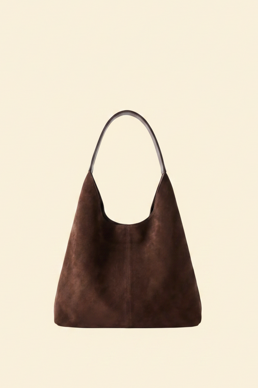 Elise women's tote bag in vegan suede by Lune Floue