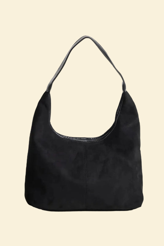 Océane women's tote bag in vegan suede by Lune Floue