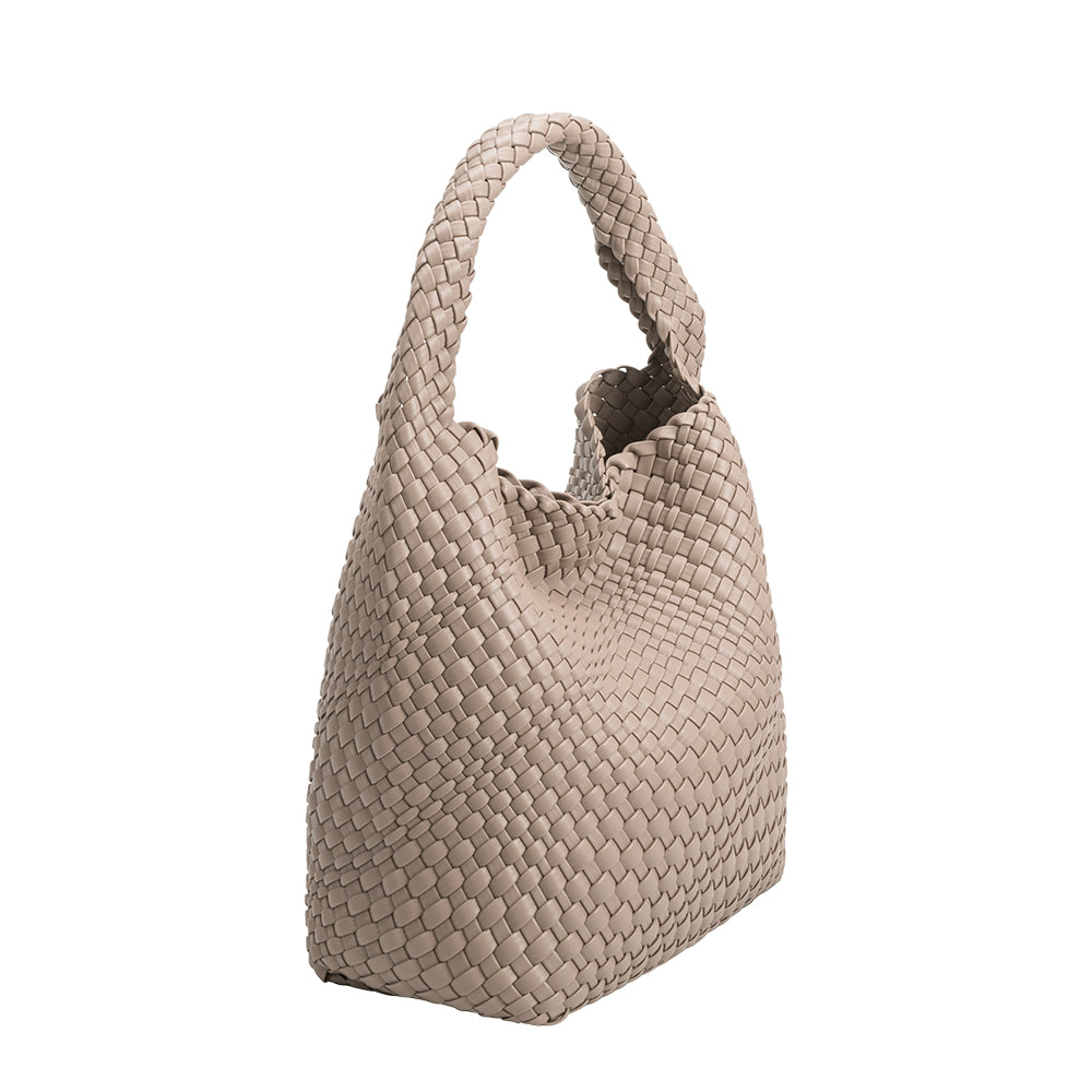 Clémence women's tote bag in recycled vegan leather by Lune Floue - view 2