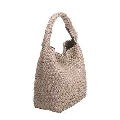 Clémence women's tote bag in recycled vegan leather by Lune Floue - view 2