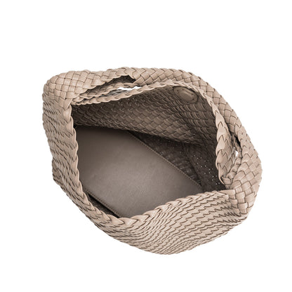 Clémence women's tote bag in recycled vegan leather by Lune Floue - view 6