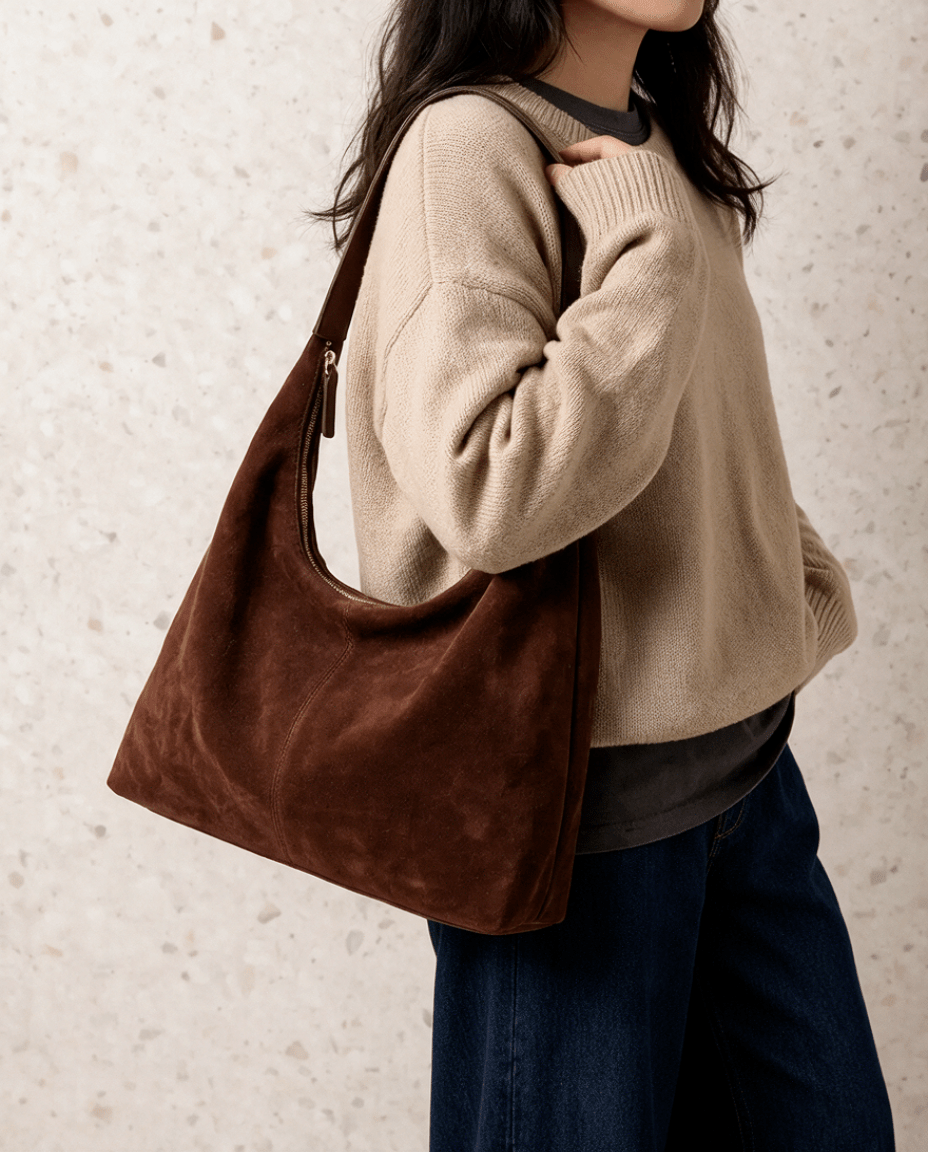 Elise | Vegan Suede Tote