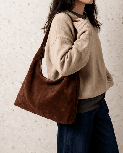 Elise | Vegan Suede Tote