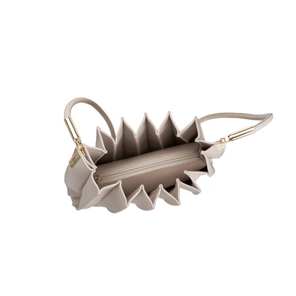 Adèle women's shoulder bag in vegan leather by Lune Floue - view 5