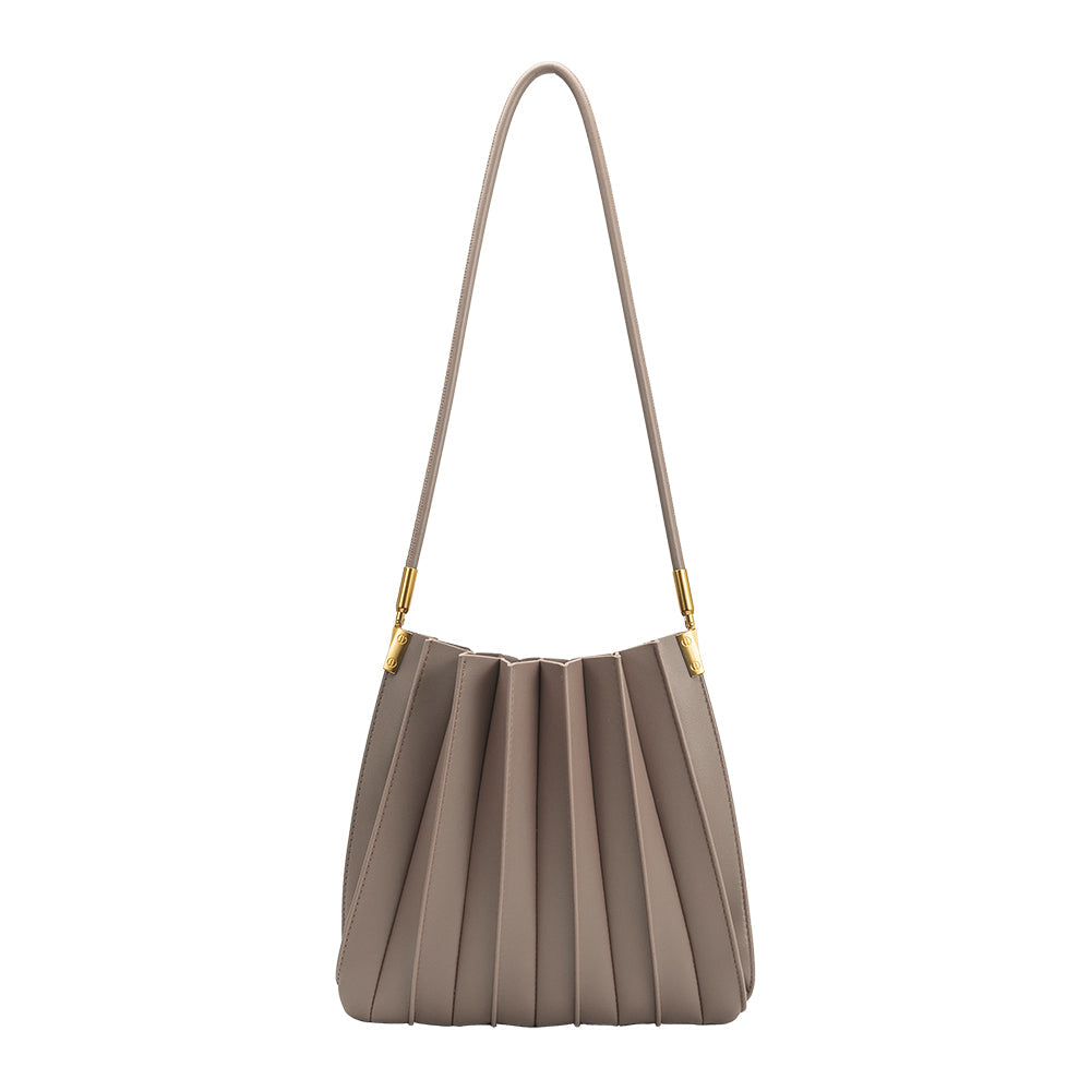 Adèle women's shoulder bag in vegan leather by Lune Floue - view 13