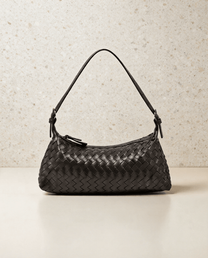 Marielle | Woven Baguette Shoulder Bag