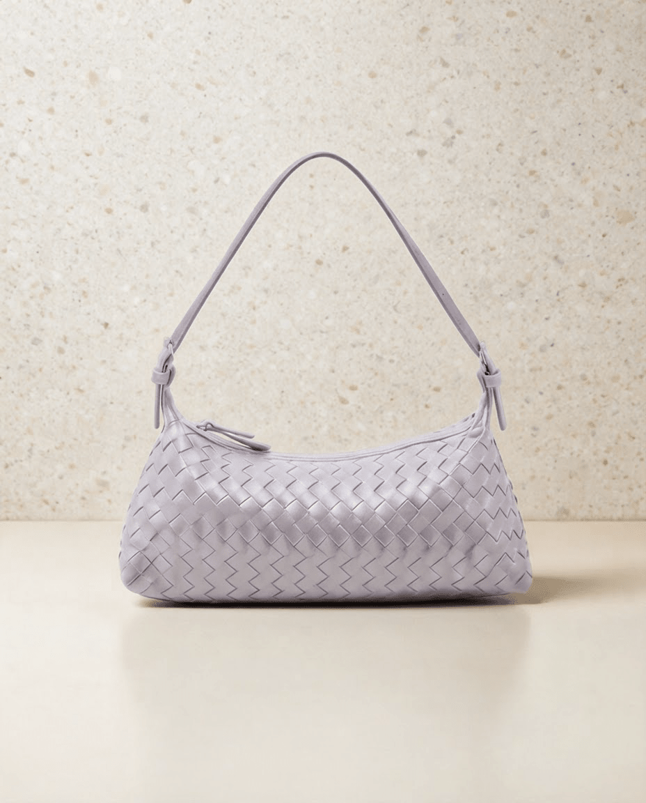 Marielle | Woven Baguette Shoulder Bag