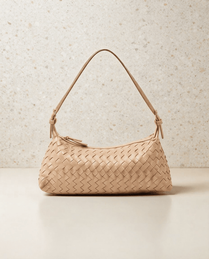 Marielle | Woven Baguette Shoulder Bag