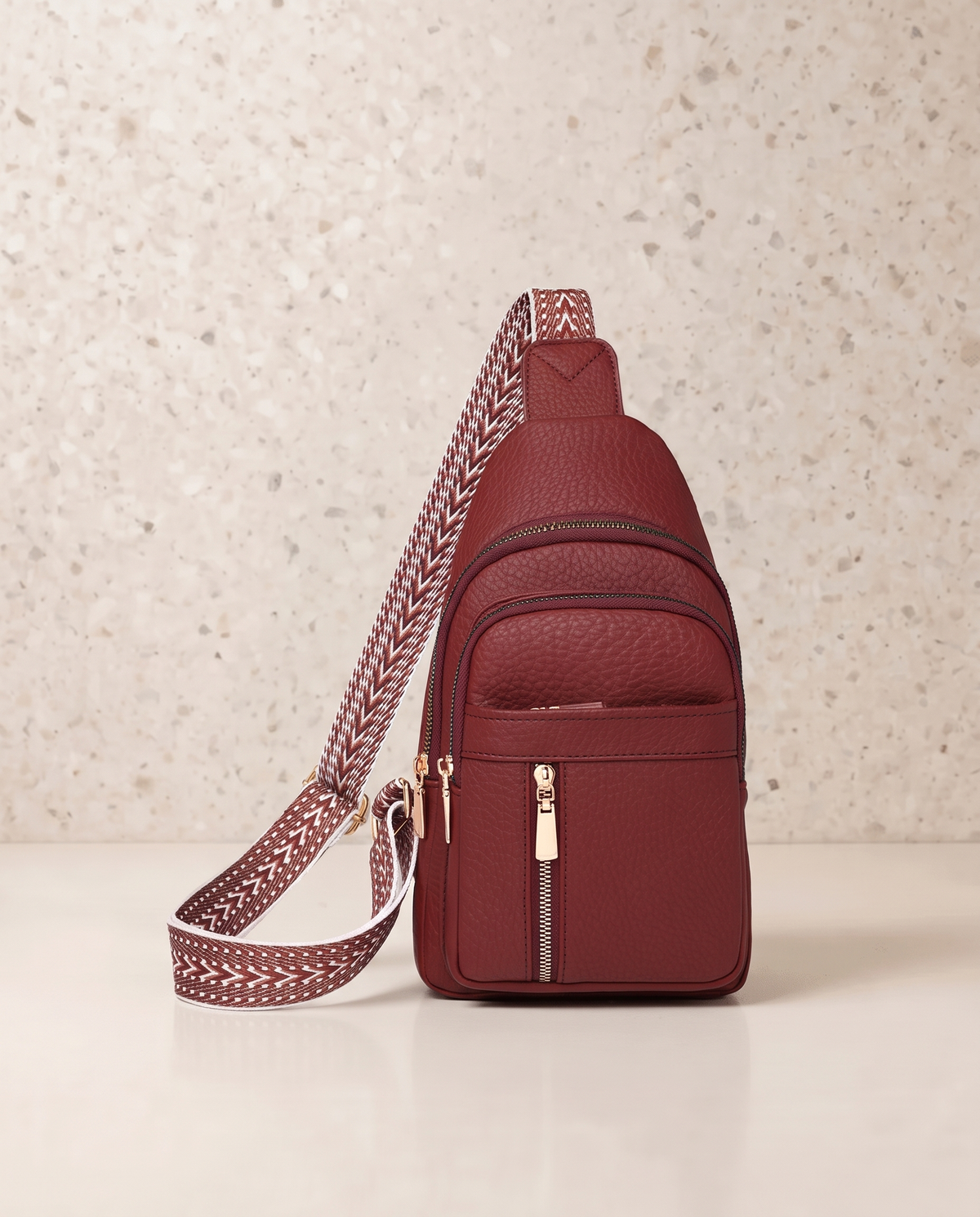 Maëlle | Vintage Chest Crossbody Bag