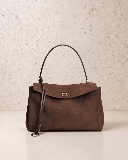 Roseline | Vegan Suede Shoulder Bag