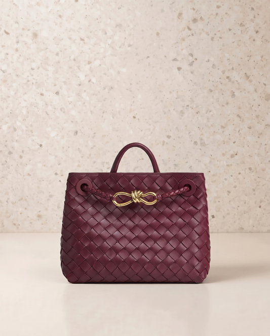 Solange | Woven Top Handle Bag