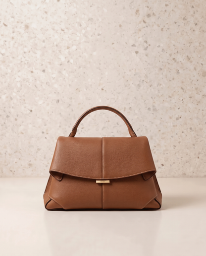 Séverine | Structured Vegan Leather Satchel
