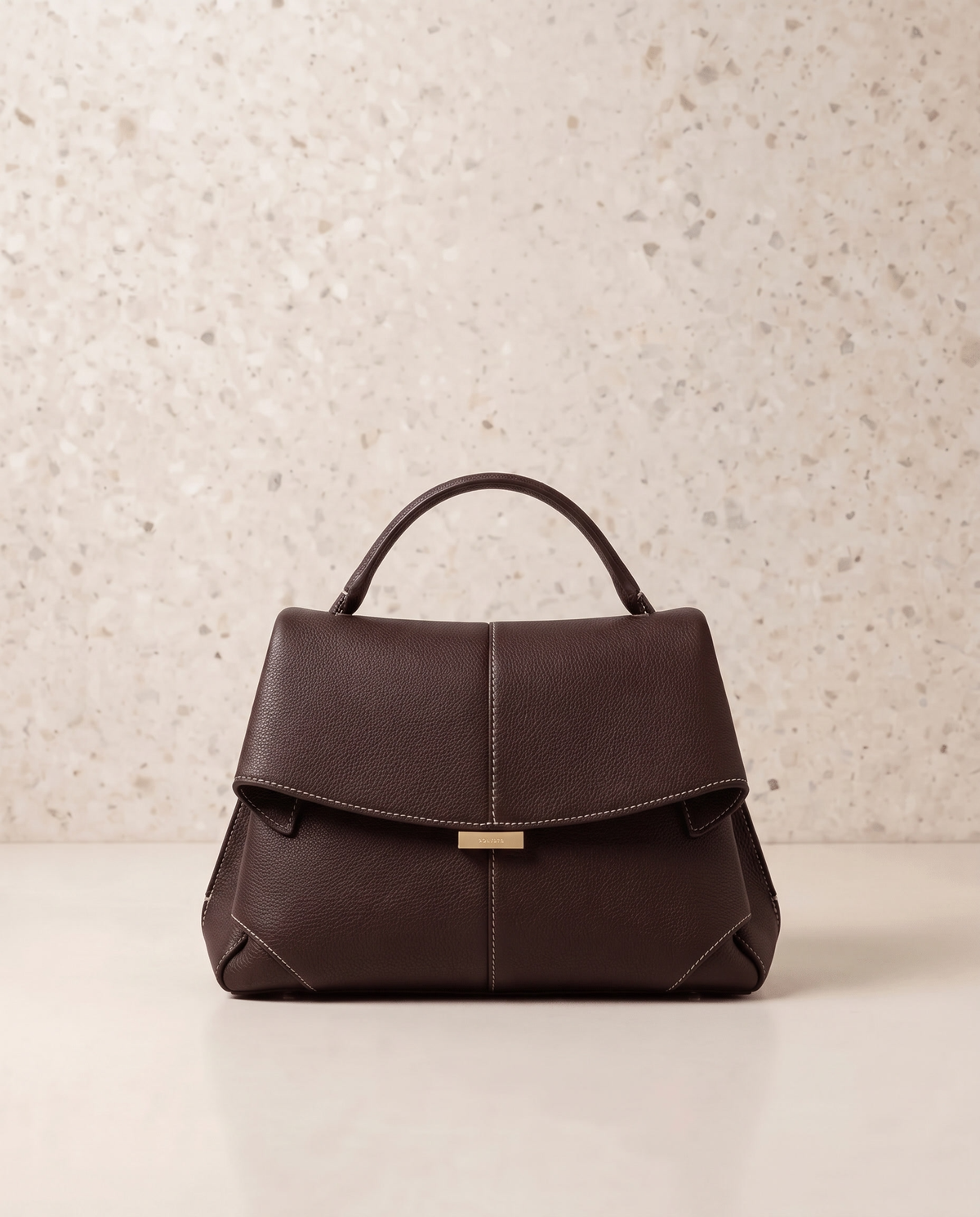 Séverine | Structured Vegan Leather Satchel