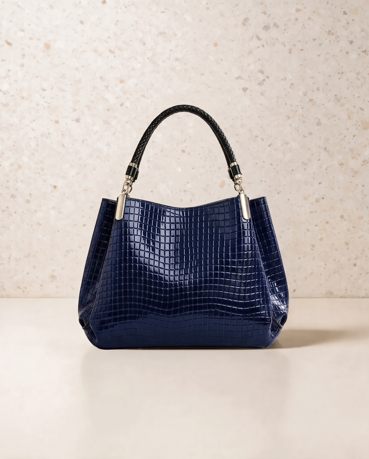 Inès | Embossed Handbag