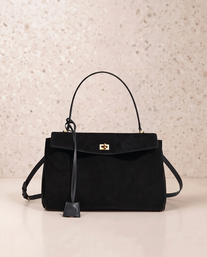 Roseline | Vegan Suede Shoulder Bag