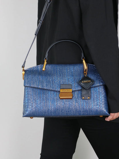 Vivienne women's shoulder bag in vegan leather by Lune Floue - view 5